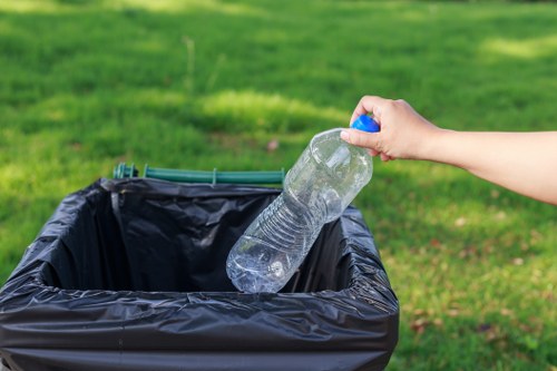 Eco-friendly disposal of garage items